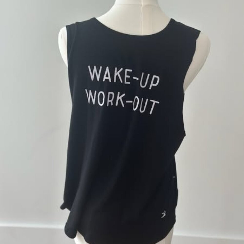 Black work out Tank Top